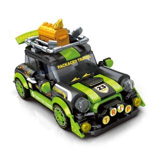 Sembo 714008-714015, Coches de Lujo de Juguete para Construir, Modelo del Mundo del Transporte, Juguete de Construcción de Ocho Compartimentos para Niños, Regalo para Niños - Product Image 6