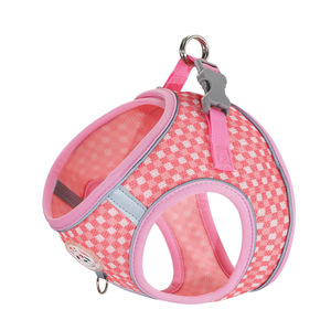 <b>Cute</b> Plaid Cat <b>Harness</b> Leash Set Reflective Adjustable Small Kitten Walking Vest - Product Image 5