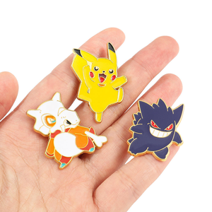 Prix d'usine : Broches Pokémon en lot (<span class=keywords><strong>Pikachu</strong></span>, Snorlax, Gyarados) – Badges en alliage métallique, cadeau tendance pour Halloween - Product Image 5