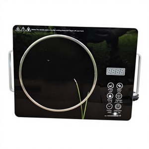 Cuisinière à induction multifonctionnelle en acier inoxydable de style européen, 3500W, à économie d'énergie, pour la cuisson à la wok, noire, haute performance - Product Image 4