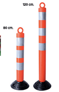 Poste Delimitador de Carriles de Plástico Flexible PE con Base de Goma Resistente para Tráfico Vial en Oferta - Producto para Carreteras - Product Image 2