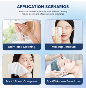 <span class=keywords><strong>Asciugamani</strong></span> puliti per il viso produttore di bambù biodegradabile e getta per il viso asciugamano usa e getta - Product Image 4