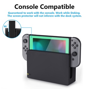 EXtremeRate Film protecteur de bordure coloré en verre trempé HD pour console Nintendo Switch - Product Image 5