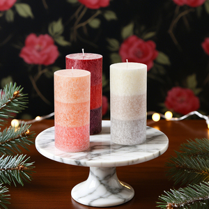 Bougie artisanale en cire de fleurs de glace en gros, utilisant de la paraffine et de la cire de fleurs, plusieurs couleurs pour Noël, anniversaire, fête, cadeau - Product Image 3