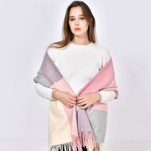 Écharpe longue en coton de luxe pour femmes, hijab, châle d'automne - Product Image 5