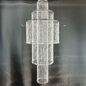Lustre en acrylique à perles Chengyi, zone d'éclairage de plus de 30 m², luminaire de décoration de mariage - Product Image 1