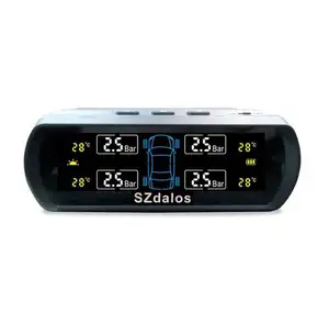 새로운 태양 tpms 자동차 타이어 압력 모니터링 내부 TPMS 시스템 타이어 압력 모니터링 시스템 자동 무선 태양 광 발전