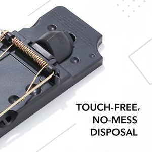 OWLTRA-trampa para roedores reutilizable para niños, trampa de plástico negro para roedores y ratones - Product Image 6