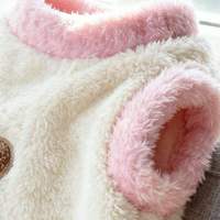 Vêtements d'hiver pour chien, vêtements pour animaux de compagnie épais et chauds brodés, petit Bichon en stock