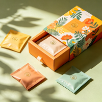 Caja de Papel Impresa Personalizada para Empaque de Miel / Sobres de Suplementos / Cajas para Café en Barra
