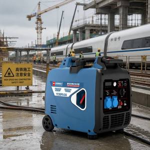 Générateur à essence silencieux 3 kW, 3,5 kW max, groupe électrogène portable à onduleur numérique, ultra silencieux, démarrage électrique à distance - Product Image 6
