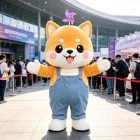 Costume de mascotte chien Shiba Inu personnalisé Leehom pour adulte unisexe en EVA, combinaison en peluche mignonne de dessin animé, portable pour le carnaval