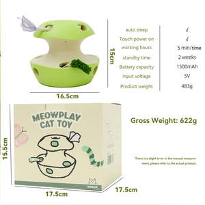 Nuevo Juguete para Gatos Recargable de Alta Calidad con Forma de Manzana, Juguete Eléctrico de Larga Duración con Palo para Molestar al Gato y Aliviar el Aburrimiento - Product Image 6