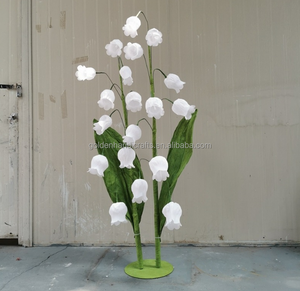 Décoration artificielle de mariage décoration de fond de scène fleur muguet en papier <span class=keywords><strong>géant</strong></span> à vendre - Product Image 3