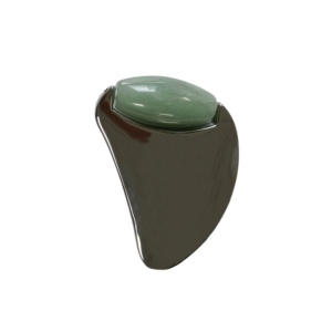 Multi Color Anti aging Zinc Alloy <b>Massage</b> Tool Guasha Therapy Rose Quartz Face roller - Product Image 3