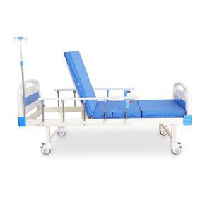 Harga pabrik grosir rumah sakit perawatan tidur tiga fungsi manual tinggi dapat disesuaikan tempat tidur rumah sakit klinik furnitur medis - Product Image 6