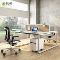 Bureau Banc Table Bureau Blanc Bureau Moderne Double Poste de Travail