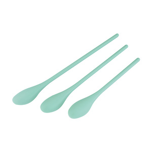 <b>Salad</b> Mixing Spoon Set 3 Piece Long Handle Plastic Dishwasher Safe Eco Friendly Kitchen <b>Tool</b> - Product Image 3