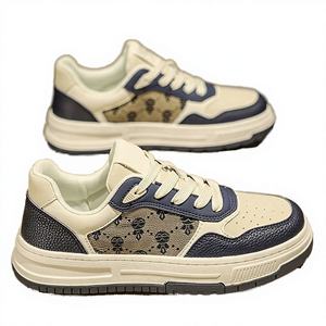 Nuevos Zapatos Deportivos Casuales para Hombre, Ligeros, Transpirables, de PU Suave, Modernos, Blancos, con Suela Gruesa, Estilo Caminar - Product Image 4