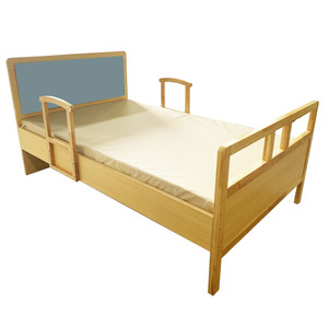 Solid Wood Elderly Care Bed With Adjustable Back And Legs For Home Use And Nursing Homes - Product Image 4