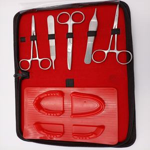 Red Dental Suture Pads With Red Kits Student Suture Kit | Dental Suture Kits by Pissco Instruments PIUYWE783F - Product Image 4