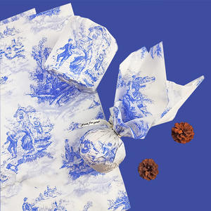 Papel <span class=keywords><strong>de</strong></span> Seda Ecológico Impreso Personalizado <span class=keywords><strong>de</strong></span> 28 g/m², Papel <span class=keywords><strong>de</strong></span> Regalo Vintage y Artístico para Zapatos y Calcetines, Telas Estampadas - Product Image 3