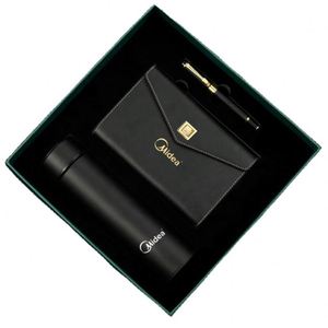 Juego de Regalo Corporativo Personalizado con Logotipo, Cuaderno de Tapa Dura de PU A5 y Bolígrafo, Artículos Promocionales - Product Image 4