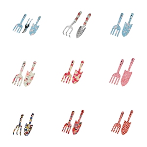 Kits d'outils de jardinage manuels Ensembles d'outils légers Matériel Râteau à feuilles de truelle à main pour le seau d'arrosage de jardin - Product Image 6