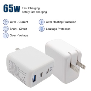 Caricabatterie Rapido GaN 65W USB-C per iPhone 15 Pro <span class=keywords><strong>Max</strong></span>, Adattatore di Alimentazione per Laptop e Tablet Android - Product Image 5