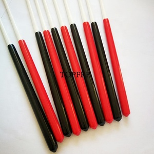 High Quality Fiberglass Wand Streamers <b>Pole</b> Gymnastics <b>Dance</b> Ribbon Stick - Product Image 4