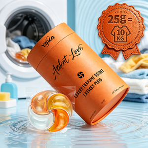 Capsule di Detersivo per Bucato ad Alta Capacità da 25g, Equivalenti a 8 Tazze di Detersivo, Lavano 10kg di Vestiti, Una Capsula per Carica per Lavaggi di Grande Capacità - Product Image 1