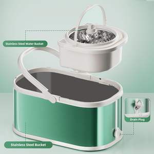 ไม้ถูพื้นแบบพับได้สำหรับทำความสะอาดบ้าน ขายส่งยอดนิยม พร้อมอุปกรณ์เสริม - Product Image 4