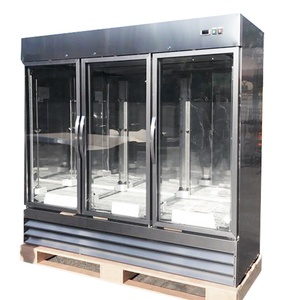 Refrigeradores y Congeladores Comerciales Verticales de 3 Puertas Certificados, en Acero Inoxidable, Estilo Americano - Product Image 1