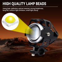 Projecteur auxiliaire LED JHS U5 pour moto, lumière de conduite super lumineuse, lampe de travail étanche pour motos, VTT, SUV, fabrication sur mesure