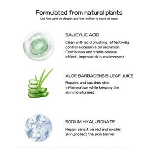 <span class=keywords><strong>Gel</strong></span> douche apaisant pour l'eczéma, nettoyant pour peaux sèches et irritées, traitement du <span class=keywords><strong>psoriasis</strong></span> avec acide salicylique, acide hyaluronique, aloès et romarin - Product Image 2