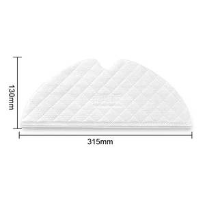 Chiffons de nettoyage jetables pour aspirateur robot Xiaomi Mijia 1C 2C 1T Roidmi F9, 315mm x 130mm, en tissu non tissé, pour le nettoyage des sols - Product Image 1