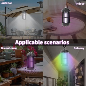 Saijzek 4000V Portable Télécommande Fly Bug Zapper Intérieur et Extérieur Insectes et <span class=keywords><strong>Moustique</strong></span> <span class=keywords><strong>Grille</strong></span> de Sécurité <span class=keywords><strong>Lampe</strong></span> avec Brosse - Product Image 6