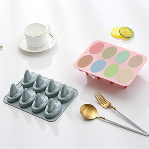 Moldes de Silicona Antiadherentes con Diseño de Aleta de Tiburón, Reutilizables, de Grado Alimenticio, Lindos Moldes Magnéticos de Silicona para Chocolate, Dulces y Hielo - Product Image 2