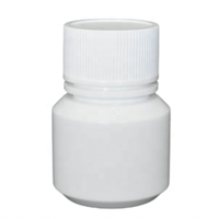 Flacon de pilules en plastique HDPE de 20ml avec joint de pression Flacon de pilules vide solide, Flacon en plastique pharmaceutique pour flacons