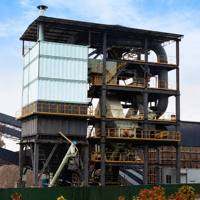 Neuer Ming Jing Hocheffizienter Puls-Jet-Kartuschen-Staubabscheider für Zementsilos, Industriell, 380V, Automatische Filtration, 1 Jahr Garantie