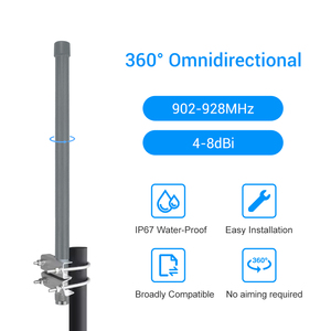 هوائي LoRaWAN عمودي 915 ميجاهرتز 8dBi من الألياف الزجاجية متعدد الاتجاهات للاستخدام الخارجي بموصل N-Type لبوابة إنترنت الأشياء بعيدة المدى - Product Image 1