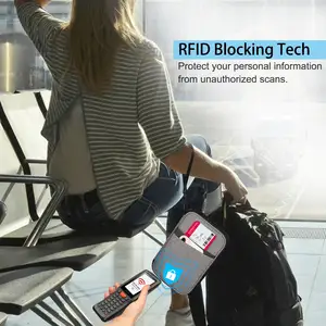 Porte-passeport familial personnalisé OEM Portefeuille pour femmes hommes RFID Blocage Portable Organisateur de documents de voyage