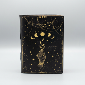 Carnet miniature en cuir personnalisé, fait main, style vintage, avec logo imprimé sur mesure, cadeau écologique avec crayon pour hommes et femmes - Product Image 1