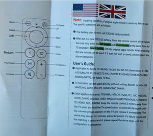 Control Remoto Universal para Apple <span class=keywords><strong>TV</strong></span> y Apple <span class=keywords><strong>TV</strong></span> <span class=keywords><strong>Box</strong></span>, También Compatible con LG, Samsung, Sony, Panasonic, Philips Sin Configuración - Product Image 5