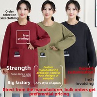 Tablier imperméable ODM Tasilong avec logo personnalisé, design réversible, style blouse, vêtement de travail pour salons de coiffure et salons de manucure, livraison en Chine en 7 jours