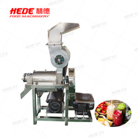 Extracteur de jus de fruits multifonctionnel industriel robuste en acier inoxydable avec moteur de 2,2 kW et capacité de 500 kg/h