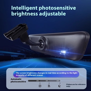 Para Toyota Prado Super Land Cruiser Compatible HD Visión nocturna Espejo retrovisor Dash <span class=keywords><strong>Cam</strong></span> 1 año de garantía Cámara de marcha atrás - Product Image 3