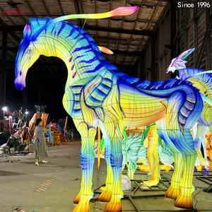 Farol de Seda Hecho a Mano en Zigong, Decoración Tradicional China para Festivales con Temática de <span class=keywords><strong>Avatar</strong></span> para Instalaciones de Parques de Atracciones - Product Image 3