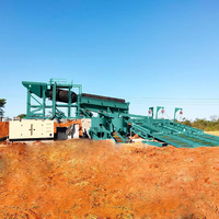 Equipo de Lavado de Oro Aluvial para Minería de Arena de Río, Planta Móvil de Lavado de Oro para Proyectos de Recuperación y Lavado de Oro de Placer