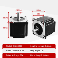 Kit de contrôleur de routeur CNC hybride Kaihong DM860H, couple de 4,5 Nm, 4 axes, moteur pas à pas Nema 34, 86*86*80mm